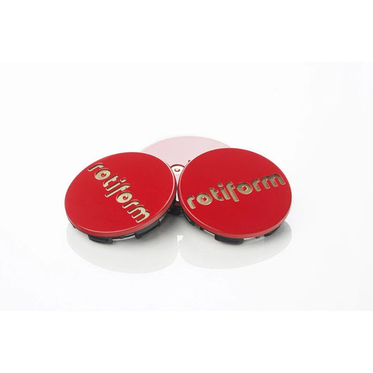 Rotiform Push-in Center Cap - Red & Gold