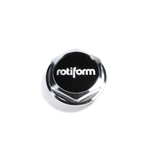 Rotiform Billet Hex Center Cap (AeroDisc) - Machined Silver