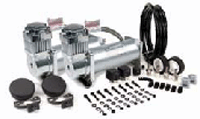 VIA450C Viair 450C "Dual Pack" (2) 450C 150psi "SILVER" Compressors (2) Relays (1) 150 psi pressure switch 45012