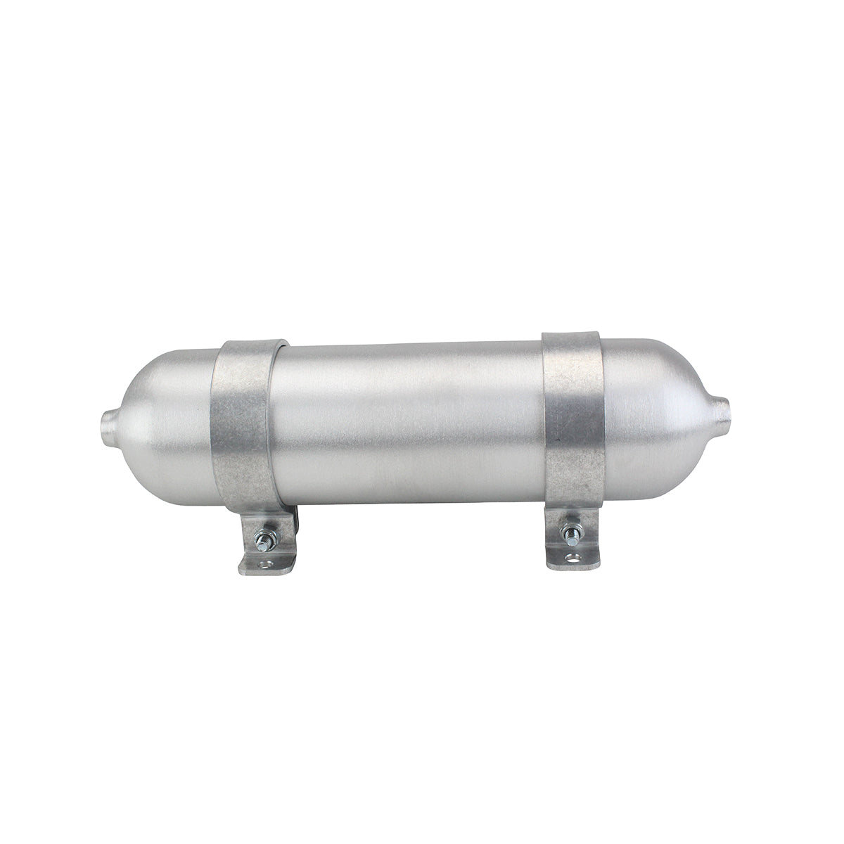 SA212025-01 Seamless Tanks Aluminum Air Tank 12" Length 2.875" Diameter, (2) 1/4" Ports, 200psi Rated, Actual Volume .243 Gallons