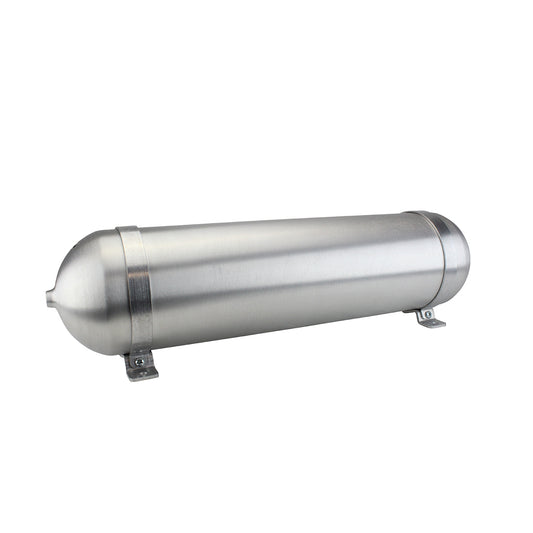 SA628025-01 Seamless Tanks Aluminum Air Tank 28" Length 6.625" Diameter, (5) 1/4" Ports, 200psi Rated, 3.44 Gallons