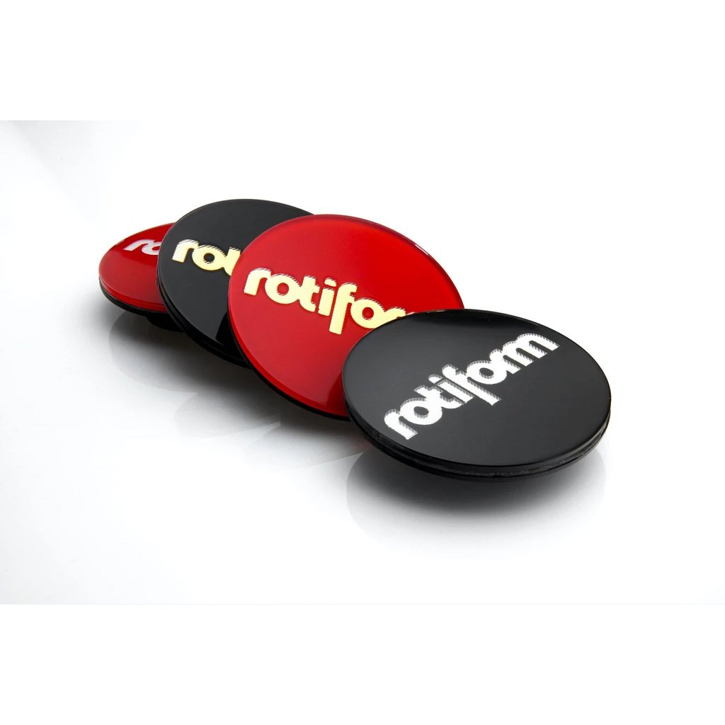 Rotiform Hex Center Cap Insert - "Rotiform" Logo