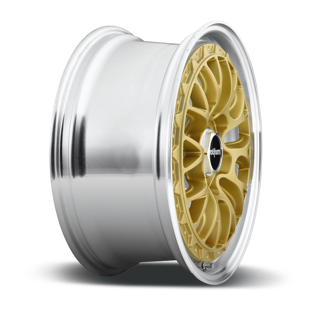 Rotiform LSR Cast Wheel - Gold & Machined