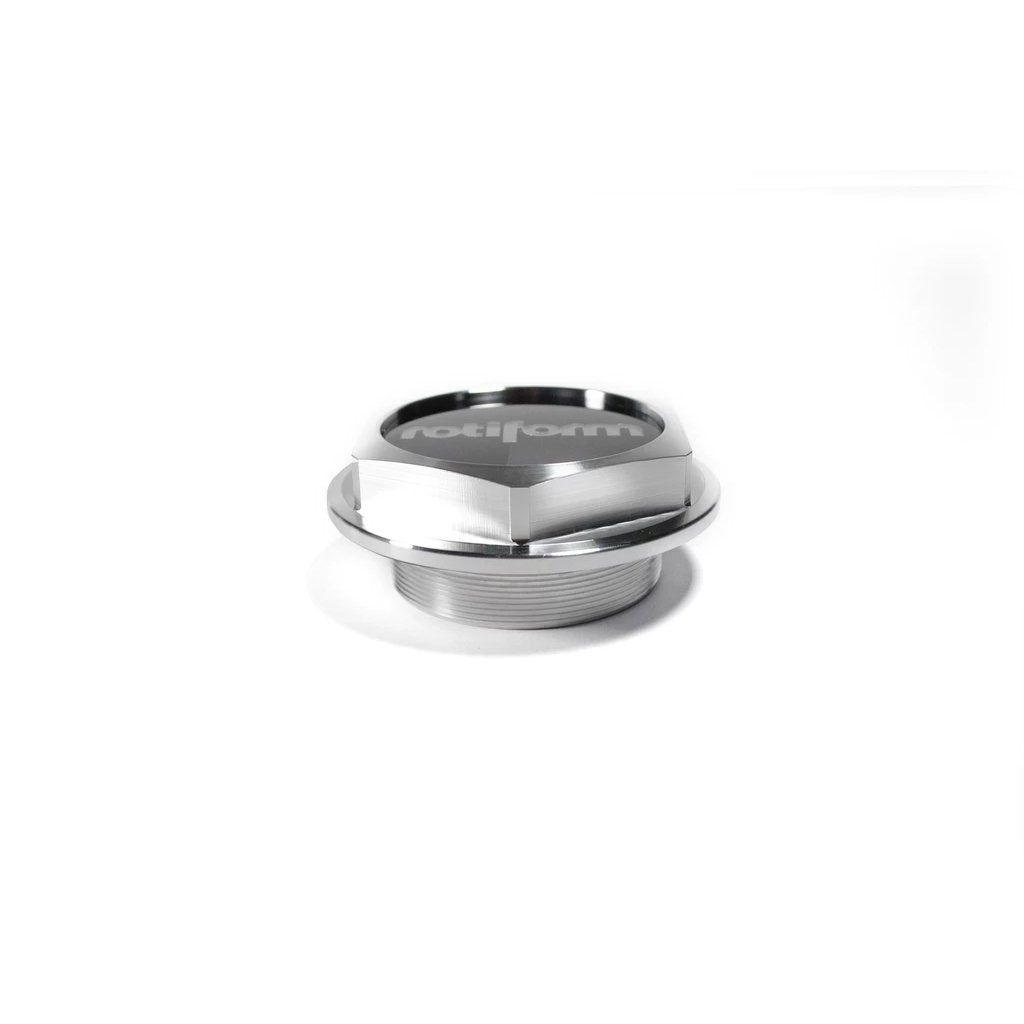 Rotiform Billet Hex Center Cap (AeroDisc) - Machined Silver